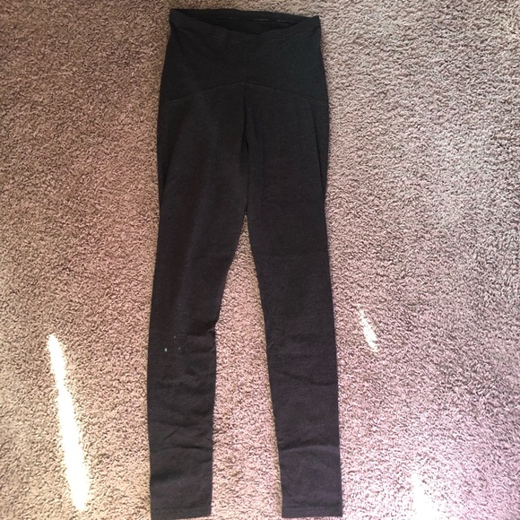 Dark Gray Maternity Leggings - Picture 3 of 5